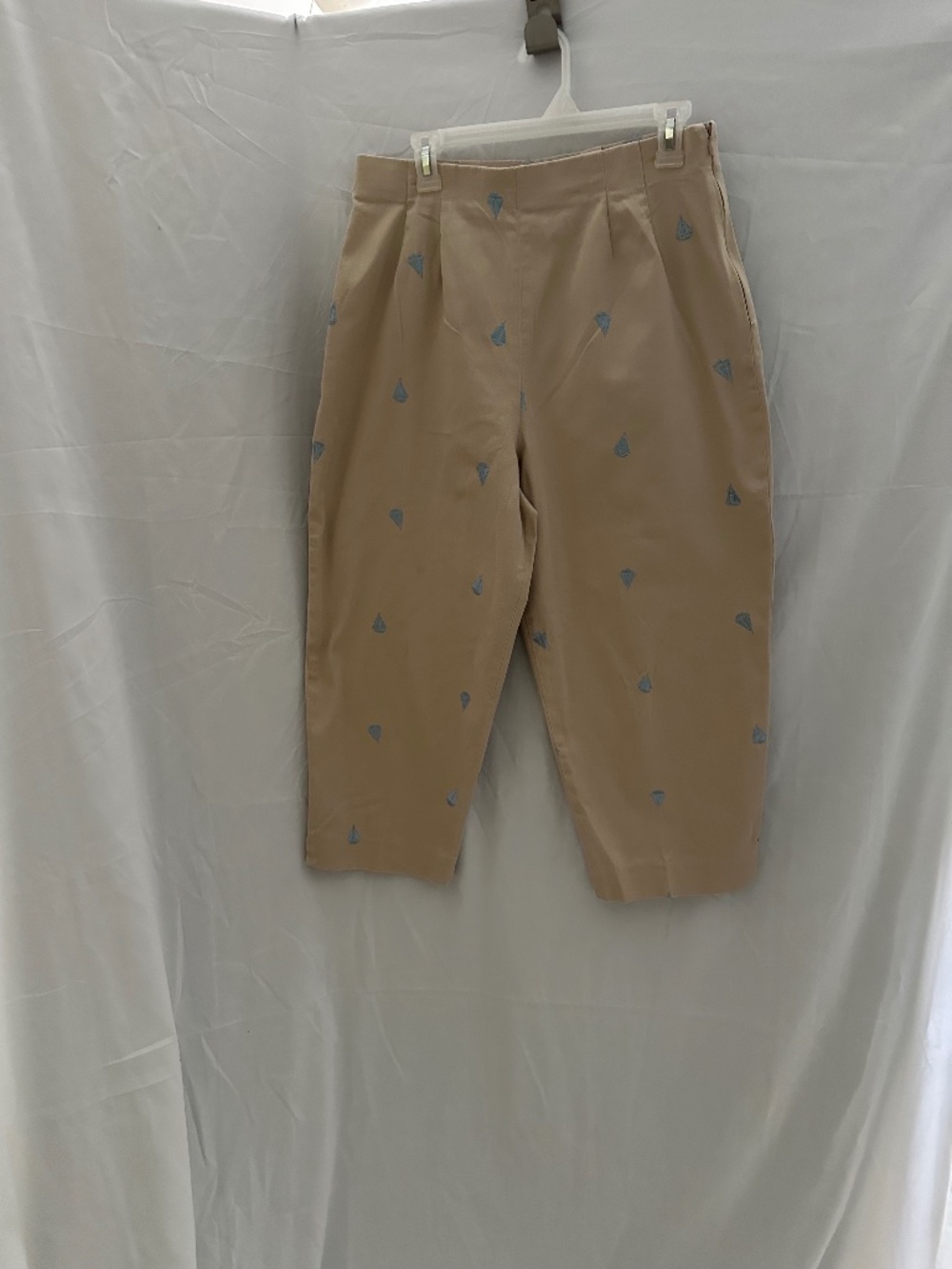 Briggs New York, high waisted capri culottes pant, size 12